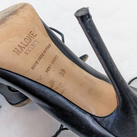 Malone Souliers Savannah Bootie in Black Lace Up - Picture 11 of 12